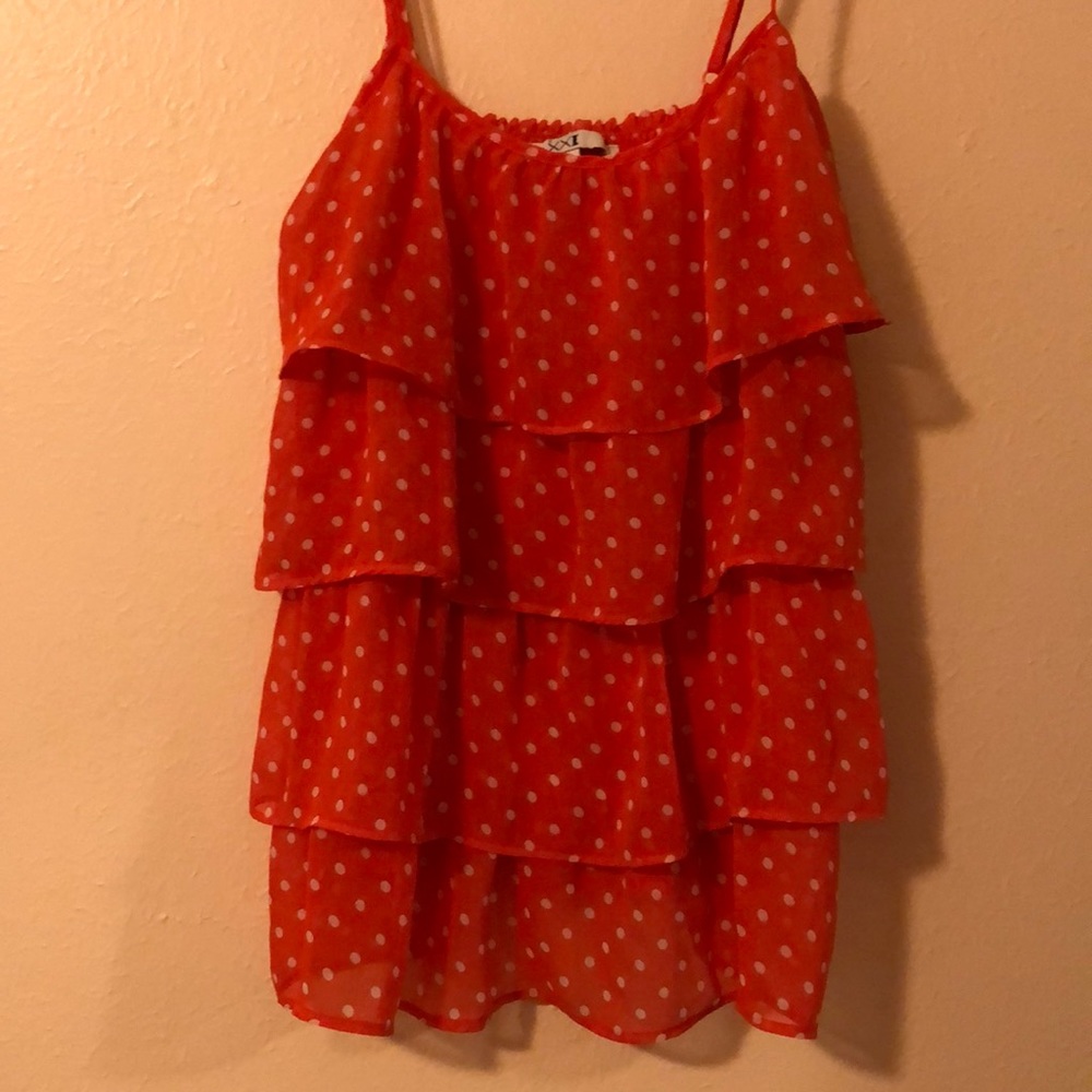 Polka dot blouse